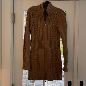 Athleta knit zip cardigan